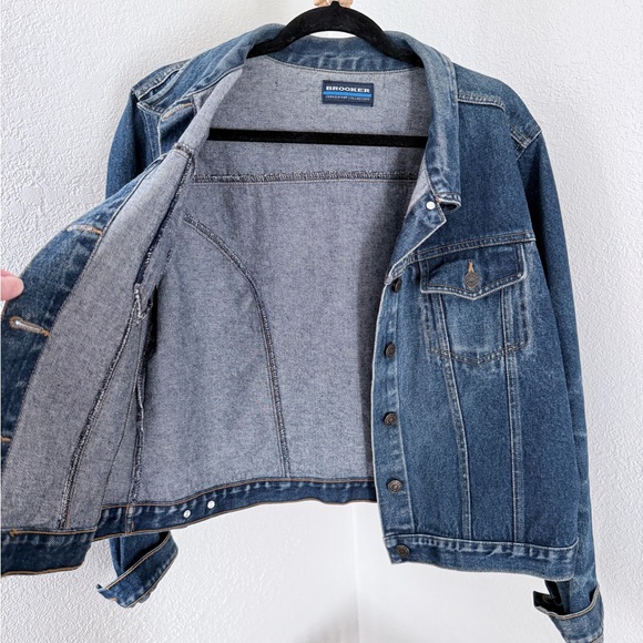 Brooker Denim Grunge Trucker Jacket - Picture 7 of 7